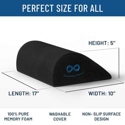 Everlasting Comfort Ergonomic Mouse Pad and Foot Rest Bundle - Work and Relaxation Essentials - Improve Productivity & Comfort