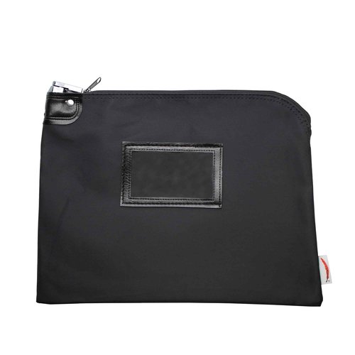 Cardinal Bag Supplies Locking Document Security Pouch – 11" x 15" Confidential File Storage Bag with Keyed Lock for Legal, Financial, and Business Records – HIPAA Compliant (Black)