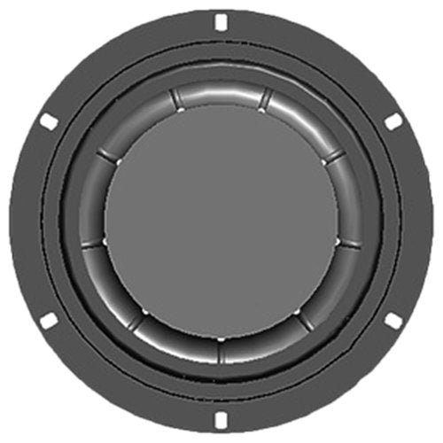 Gnbzxce 6.5in/8in Loudspeaker Subwoofer Diaphragm Woofer Radiator Bass Passive Horn for Music Enthusiasts