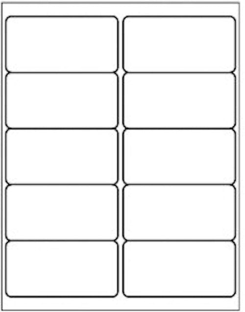 10 Up - Address Labels - 2" x 4" - 10000 Labels