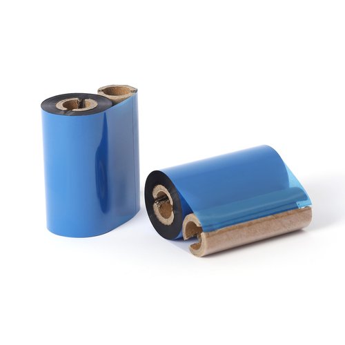 (4 Rolls) 2.24" x 244' Premium Resin Ribbon, 57mm x 74m Black Thermal Transfer Ribbon for 2'' Desk-Top Thermal Label Printers Like Zebra TLP2824, TSC, GoDex, Honeywell.. 1/2'' core