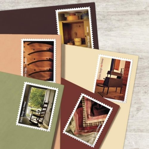 Shaker Design 2024 Forever Postage Stamps - First-Class Mail | Sheet of 12