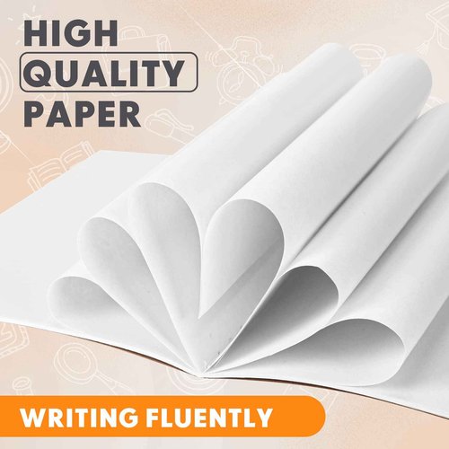 Handepo 150 Pack A6 Kraft Paper Notebooks Blank Page Mini Notebooks Bulk Sewn Travel Journal Kraft Pocket Memo Pad Unlined Subject Notepads for Travelers Students Classroom School Supplies(Brown)