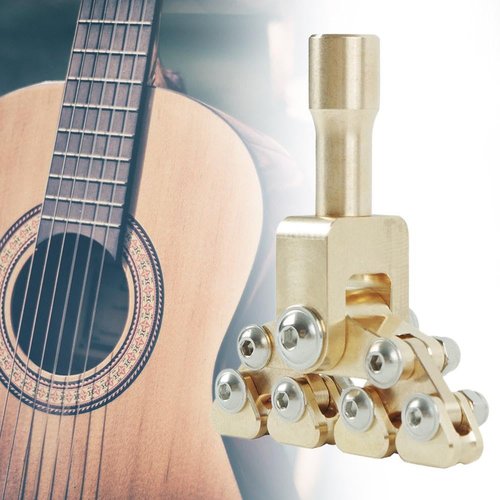 Guitar Fractal Fret Press - Guitar Fractals Fret Press Acoustic Electric Instruments Fret Press Repair Tool for Various Radius Fret Board Curvature Acoustic