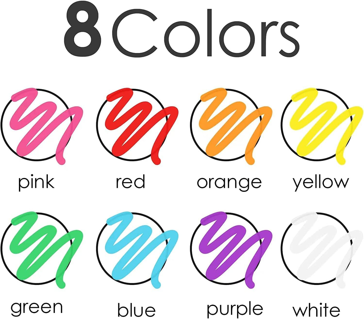 Timart Liquid Chalk Markers - 6mm Bold Tip Dry Erase Pens for Chalkboards & Windows | Classic Reversible Tip