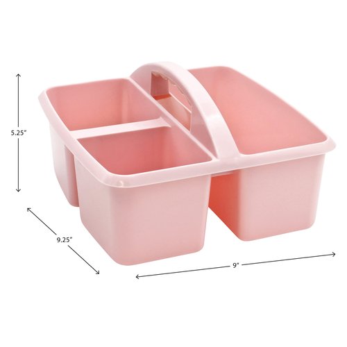 Teacher Created Resources® Storage Caddy, Light Pink (Pack of 3)