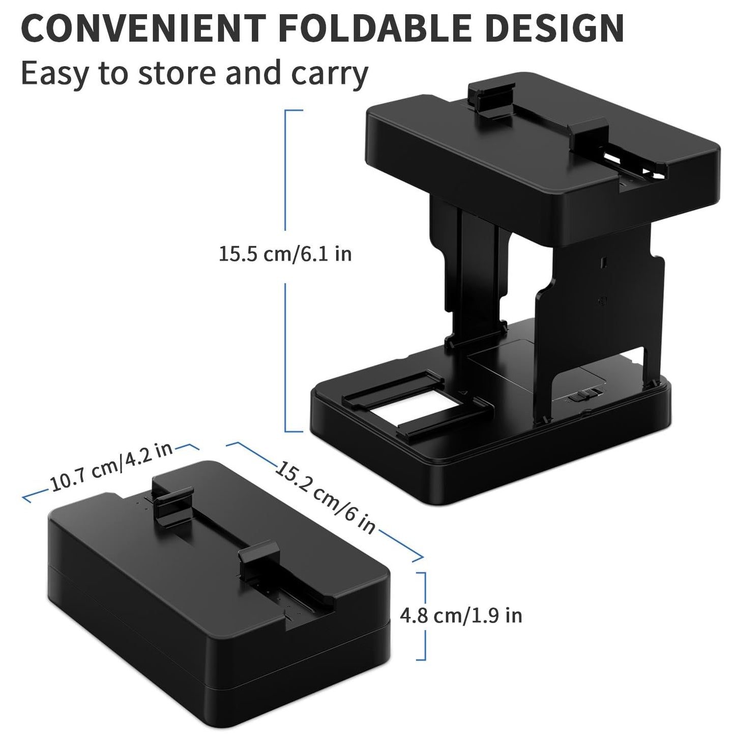 DigitConvert Mobile Film Scanner for 35mm Slides & Negatives, Portable Photo Scanner Converts Film to Digital Photos, Battery Powered Slide Converter