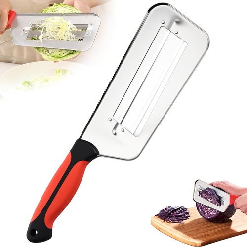 Stainless Steel Shredder Knife, Cabbage Shredders, Stainless Steel Cabbage Shredder, Shredders Knife for Vegetables, Easy to Clean & Durable (1-PC)