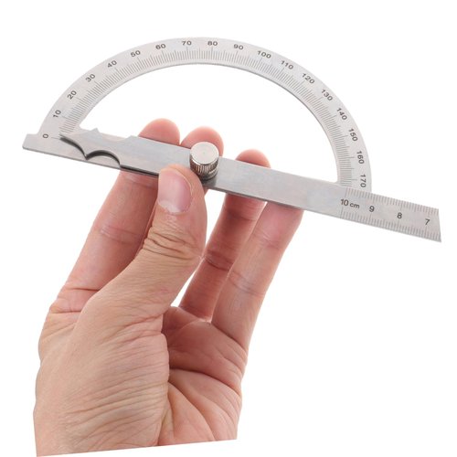 Holibanna Angle Protractor with Swing Arm Hollow Design Accurate Measuring Tool for Woodworking Carpentry and Projects