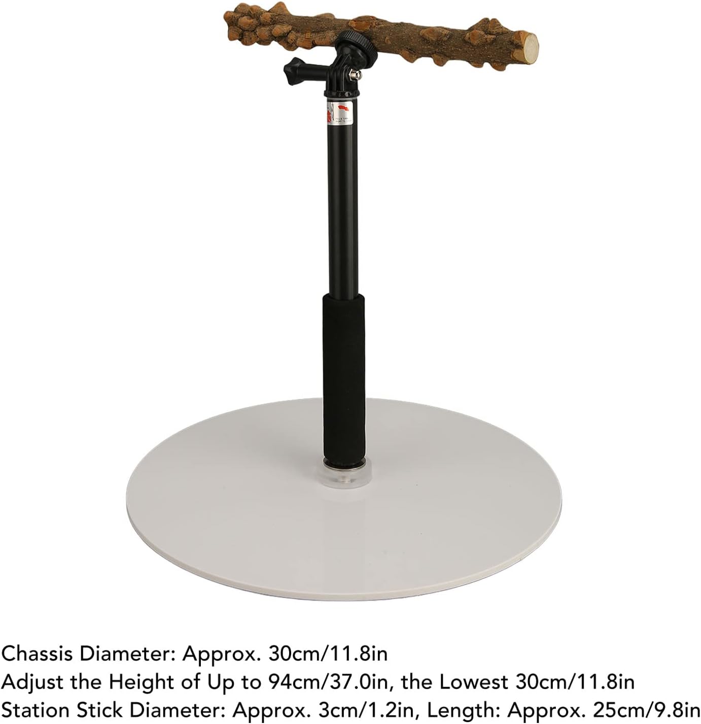 Skiennix Bird Play Stand - Portable Detachable Perch for Indoor/Outdoor Travel | Ideal for Climbing and Playing