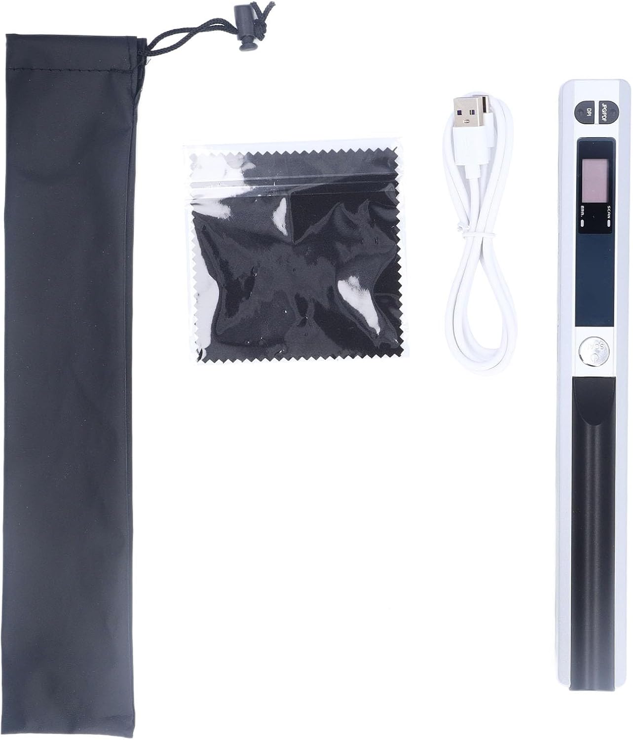 Skiennix Handheld Document Scanner - Portable A4 HD 900DPI Color Scanner for Home & Travel (Silver)