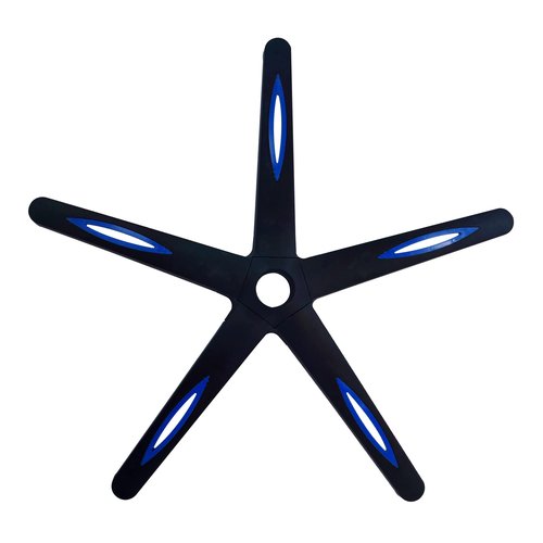 Frassie 28 inch Nylon Gaming Chair Base with 5 Casters, Heavy Duty Boss Office Chair Base Part Replacement (Blue)