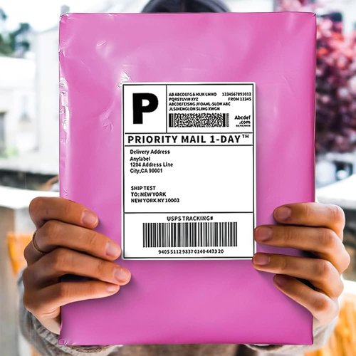 POLYSELLS Pink Poly Mailers - 200 Pcs 12x15.5 Inches | Strong Adhesive, Waterproof & Tear-Resistant Shipping Envelopes for Small Business