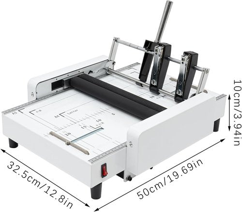 **A3 Paper Folding & Binding Machine - 2-in-1 Booklet Maker for Fast Stapling Up to 300 Books/Hour**