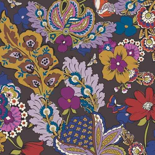 Vera Bradley Women's Premium Cotton Mini Banbury Backpack, Colorful Bouquet, One Size