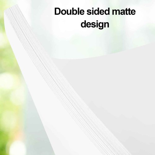 Joyberg 200P White Cardstock 8.5 x 11, 230gsm Cover Cardstock Paper, 85 Lb Heavy Card Stock for Printer, Card Stock Paper for Invitations, Scrapbooking, Crafts, Diy Cards, Decoration, Drawing