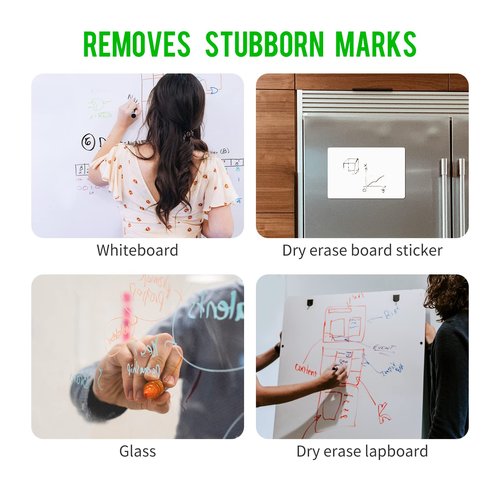 loukin Non-Toxic Whiteboard Cleaner, 8.5 fl oz Dry Erase Board Cleaner, White board Cleaning Spray, Removes Stubborn Marks from Whiteboards, Chalkboard (12-Pack)
