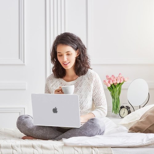 Frost Case for MacBook Air 13" M1 | 6-in-1 Hard Shell, Keyboard Cover & Screen Protector - Matte Clear