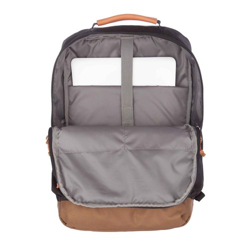 Eddie Bauer 25L Bygone Backpack with 15" Laptop Sleeve, Everyday Backpack | Work Bag | Laptop Bag | Gym Bag | Travel Backpack, Black