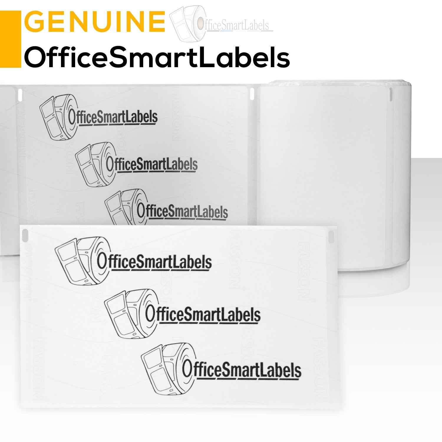 OfficeSmartLabels 2-1/8 x 2-3/4 inch Veterinary Diskette Media Labels, Compatible with 30258 (12 Rolls / 400 Labels Per Roll)