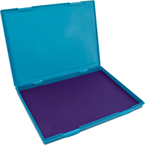 MaxMark Extra Large Purple Ink Stamp Pad - 8.25" x 11.5" - Durable Industrial Felt Pad