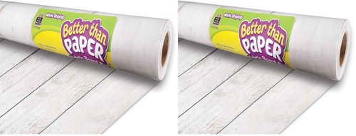 White Shiplap Better Than Paper® Bulletin Board Roll (Pack of 2)