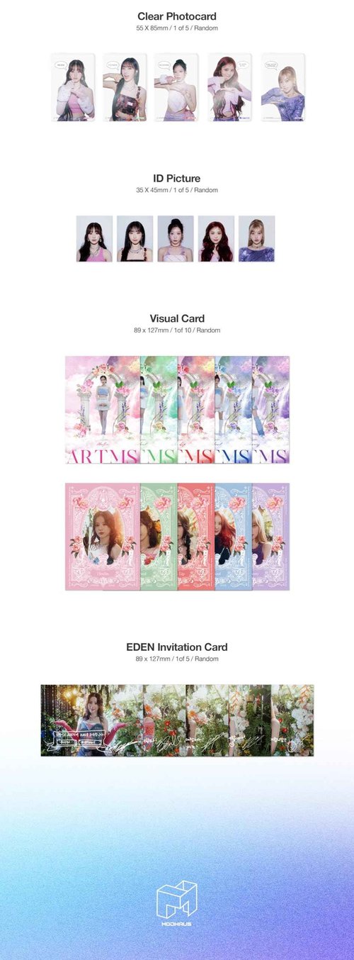 DREAMUS ARTMS Dall 1st Album Contents+Card+Tracking Sealed Artemis Devine All Love & Live OURII (Full Set(2 Standard+2 Platform))