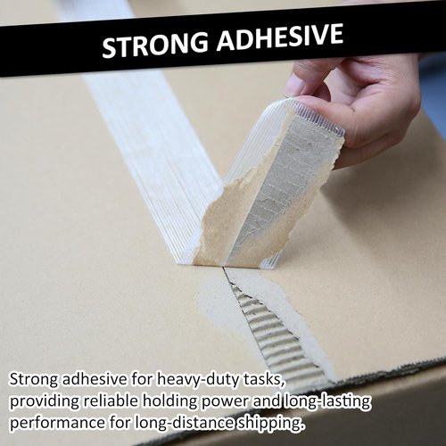 Reinforced Fiberglass Tape by [Brand Name] - 2 Inch x 30 Yards | Heavy-Duty 5.5 Mil Adhesive Strapping
