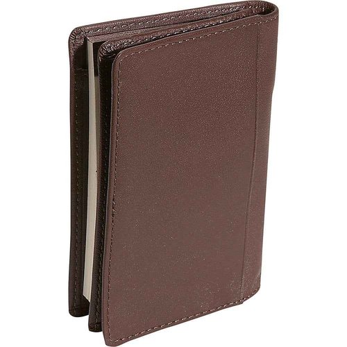 Royce Leather Deluxe Note Jotter Organizer (One size, Black)