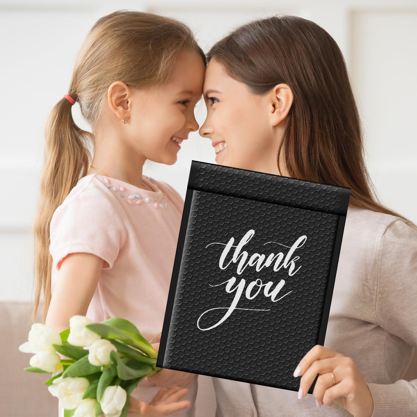 Fuxury Bubble Mailers 9.5x14.5" 25 Pack Black Large Padded Envelopes Usable Size 9.5x13.5" Self Seal Bubble Envelopes Padded Mailers Shipping Bags for Mailing book Shirt Small Business #4