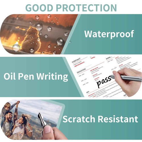 Laminating Sheets - 3Mil 500 Pack Thermal Laminating Pouches, 9"x11.5" Clear Laminate Sheets for Schedules, Menus, Certificates, Art Drawings, Round Corner