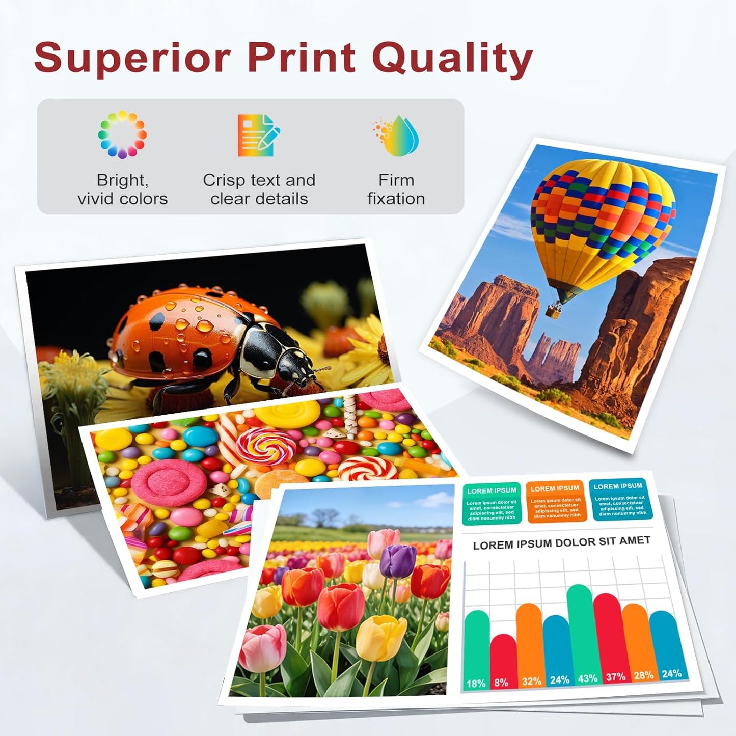 Canon PG-275 & CL-276 XL Ink Cartridge Combo - High-Quality Replacement for PIXMA Printers