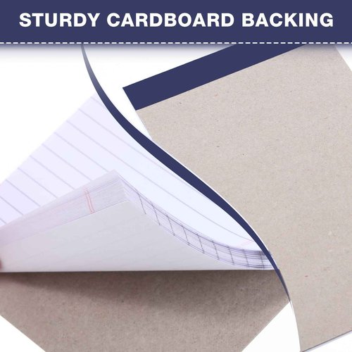 Ctosree 5x8 Legal Pads 36 Pcs Notebook Small Note Pads 65 GSM Paper College Ruled Legal Pad with Perforated Top 30 Sheets Per Writing Pad Mini Notepads Office Notepads Bulk for Office Supplies(Blue)