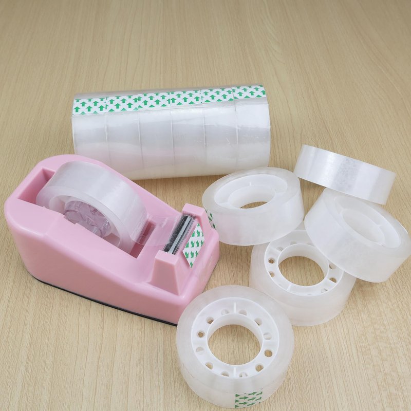 Aacehlh 12 Rolls Transparent Tape Clear Tape Refills Rolls,3/4 x 1000 Inches,1 inch Core,for Office, Home, School (12)