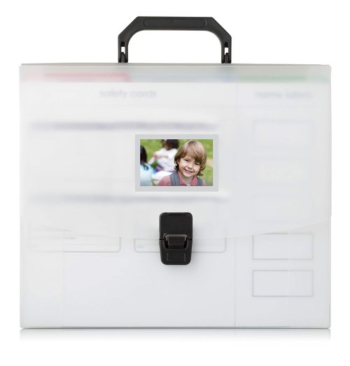 Pearhead School Years Organizer, Children’s School Highlights And Accomplishments Organizer For Parents, File Keeper For Kids, White (Pack of 5)