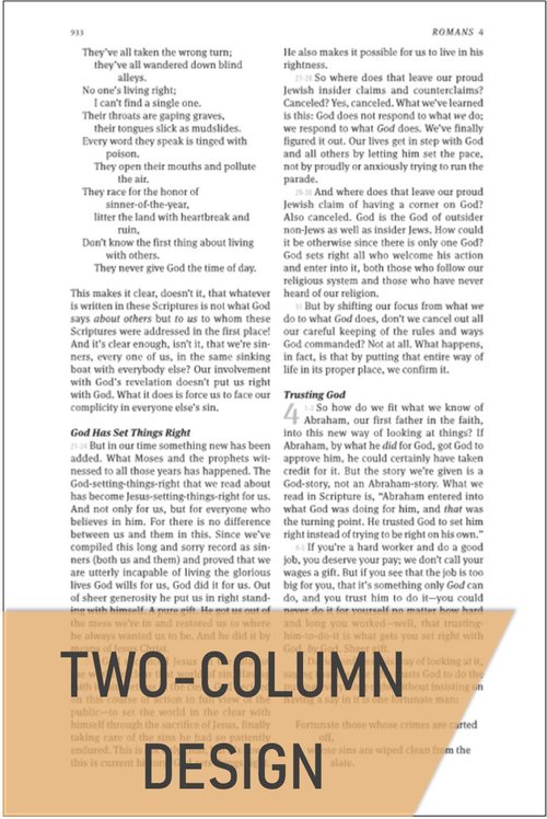 The Message Deluxe Gift Bible (Leather-Look, Brown/Saddle Tan): The Bible in Contemporary Language