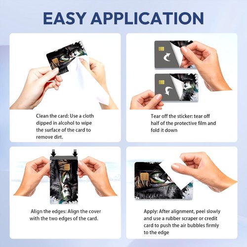 credit card skin,Debit card stickers,For keys, debit cards, credit cards, bank cards 4-piece set,Movie character stickers (B)
