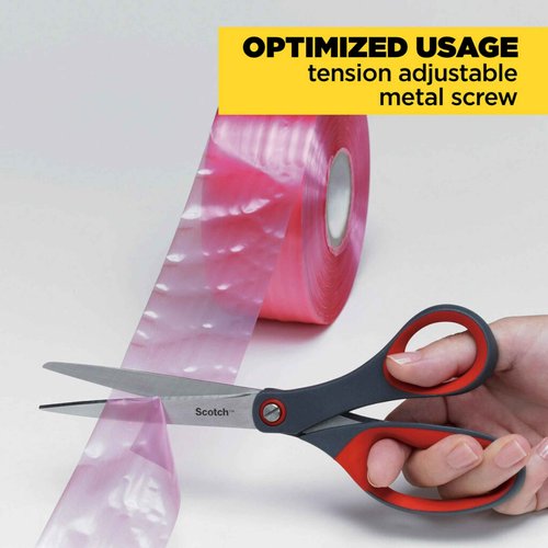 Scotch 8" Precision Ultra Edge Titanium Scissors, Ideal for Fabric, Crafts, and Photos, 6-Pack