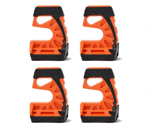Wedge-It - The Ultimate Doorstop - Orange (4 Pack)