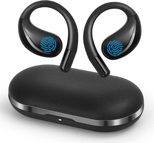 Psadhi AI Translation Earbuds Real Time, 164 Language Translator Earbuds OWS 3-in-1 Translation Headphones, Translation Device for Travel Business Learning Compatible with iOS and Android（Black）