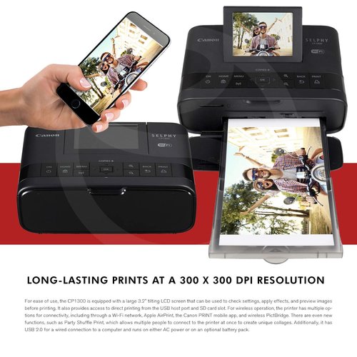 Canon 2234C001 SELPHY CP1300 Wireless Photo Printer