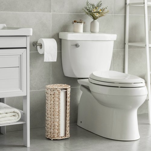 GRANNY SAYS Bundle of 2-Pack Small Trash Can & 1-Pack Toilet Paper Holder