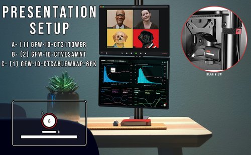 Gator Frameworks All-In- One Content Creator Tree Presentation Setup Bundle (GFW-ID-CTPRESKIT)