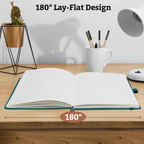 12Pack Lined Hardcover Journal Notebook, A5 192 Pages 100Gsm Thick Paper College Ruled for School,Note Taking,Work,Diary，5.7''*8.3'',Turquoise