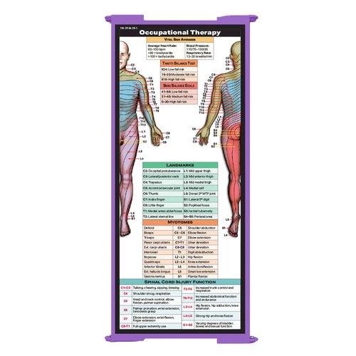Whitecoat Clipboard® Trifold - Lilac Occupational Therapy Edition