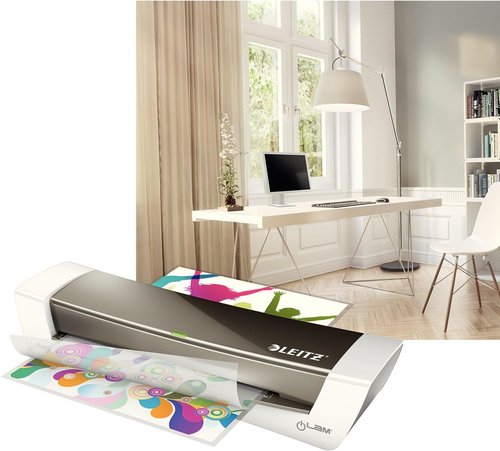 Leitz iLAM Thermal Laminator - Fast 9.5" Laminating Machine for 3 Mil & 5 Mil Pouches | Home Office Use