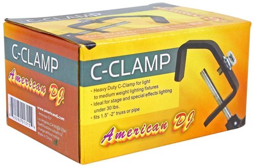 American DJ Lighting C-Clamp, Black, standard