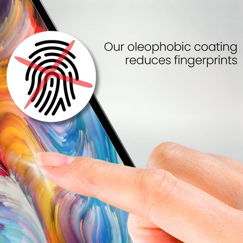 atFoliX Plastic Glass Protective Film compatible with GIT G-Scan 3 Glass Protector, 9H Hybrid-Glass FX Screen Protector