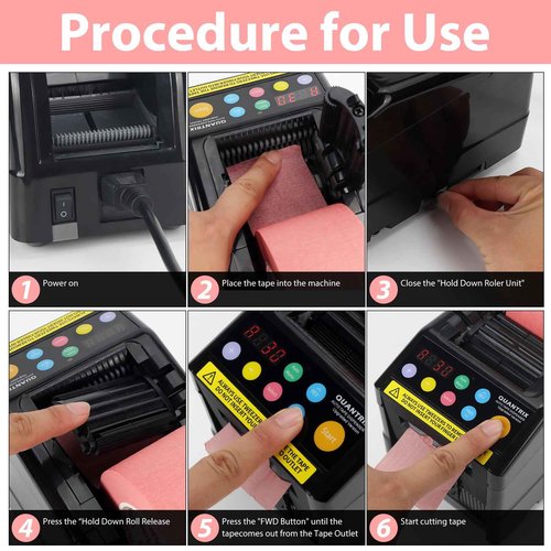 Upgraded Ribbon Cutting Machine, 999mm Max Cut Length,Automatic Tape Dispenser, Ideal for Businesses, Schools,Shipping, Gift Wrapping, Restaurants,Homes