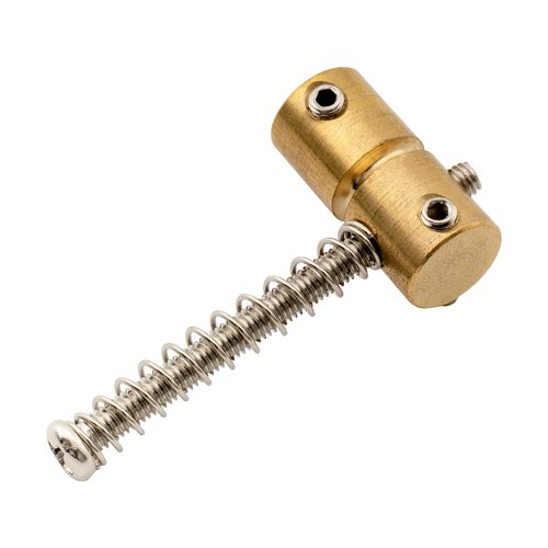 Musiclily Pro 19mm Brass Bass Bridge Saddles for 4 String PB Precision Bass JB Jazz Bass Guitar (Set of 4)